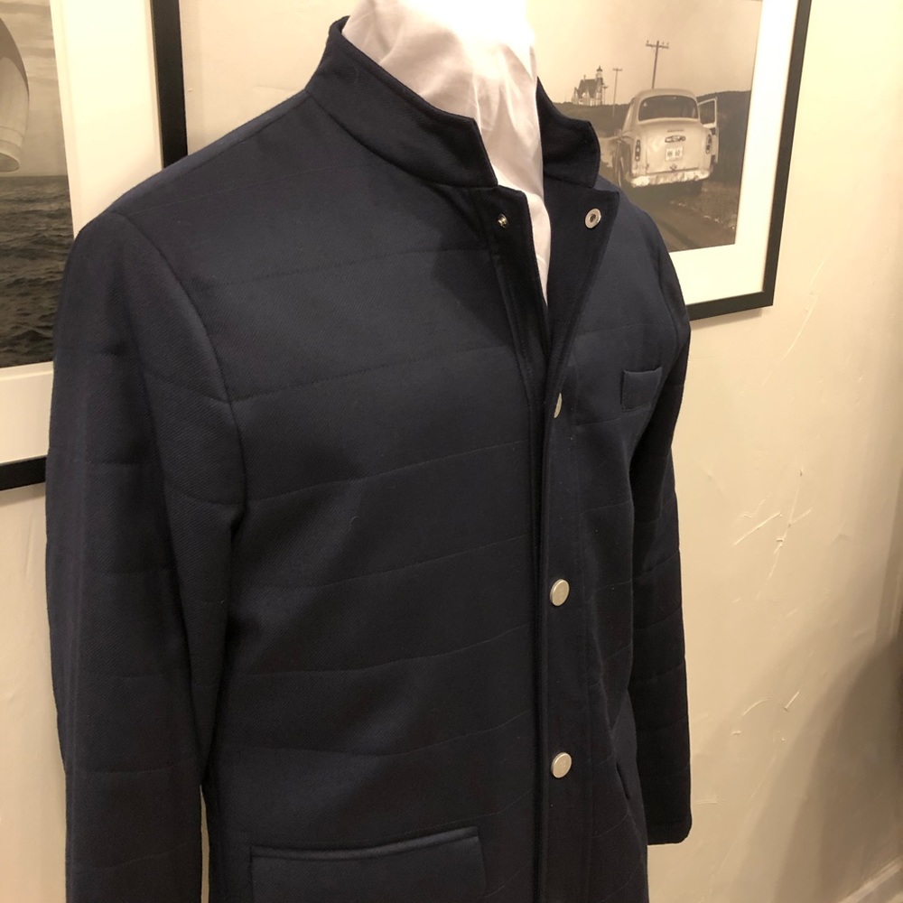 Eleventy Loro Piana Wool Quilted Jacket